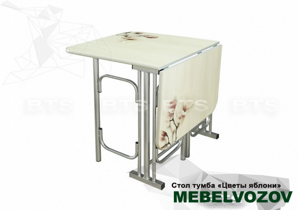 Стол-тумба "Цветы" от магазина Мебельвозов в Нижнем Новгороде