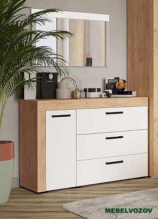 Комод Адель (белый/дуб крафт) от магазина Мебельвозов в Нижнем Новгороде
