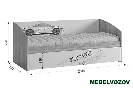 Кровать-Софа Форсаж детальное изображение от магазина mebelvozov.ru в Нижнем Новгороде