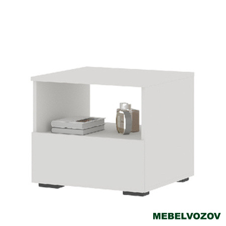 ХЕЛЕН ТБ 01 Тумба прикроватная (БЕЛЫЙ) от магазина Мебельвозов в Нижнем Новгороде