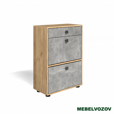 Обувница "Мини-Лайт" МЛ-7 (ателье светлое/дуб золотой крафт) от магазина Мебельвозов в Нижнем Новгороде