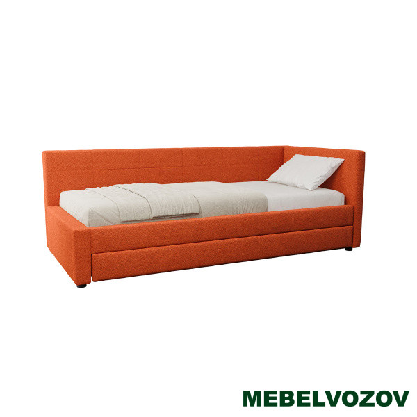 Марвэл 90 Кровать одинарная (EPIC 45 TERRA оранжевый) детальное изображение от магазина mebelvozov.ru в Нижнем Новгороде