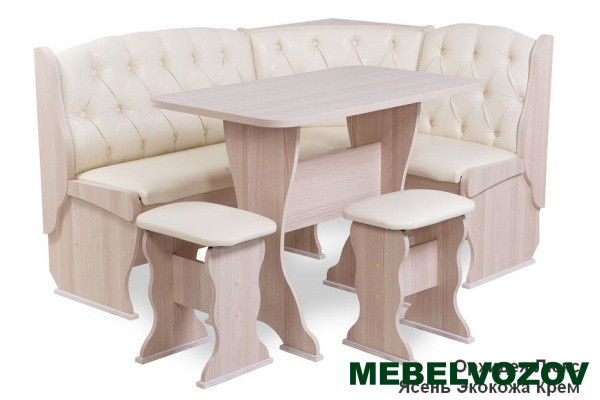 Кухонный уголок Орхидея Люкс ЯСЕНЬ от магазина Мебельвозов в Нижнем Новгороде