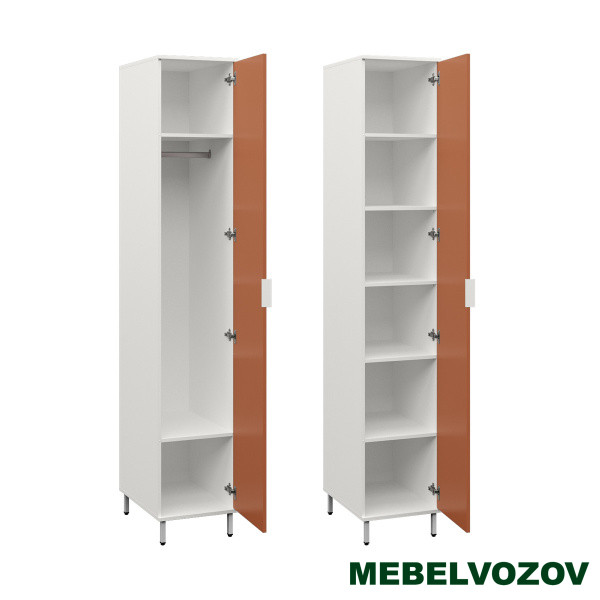 Марвэл Шкаф-пенал 16.316.01 (Белый PE шагрень) от компании Мебельвозов в Нижнем Новгороде