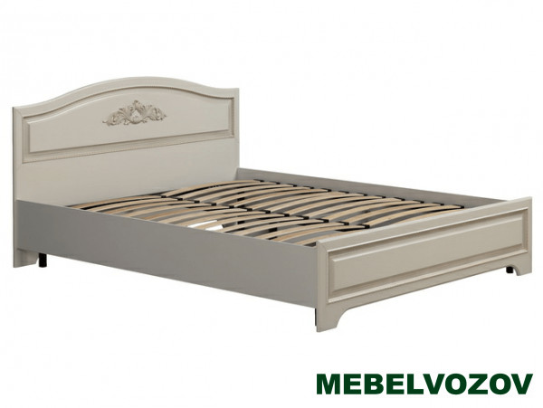 Кровать двуспальная 1,6 Белла (комфорт)(Белый/джелато софт) от магазина Мебельвозов в Нижнем Новгороде