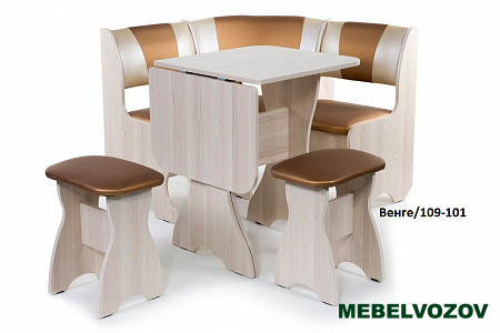 Кухонный уголок Тюльпан-мини Венге/120-101 от магазина Мебельвозов в Нижнем Новгороде