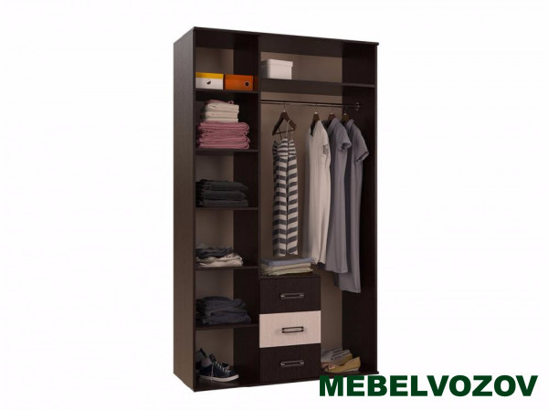 Шкаф с зеркалом "Белла" 3-х створчатый  от компании Мебельвозов в Нижнем Новгороде