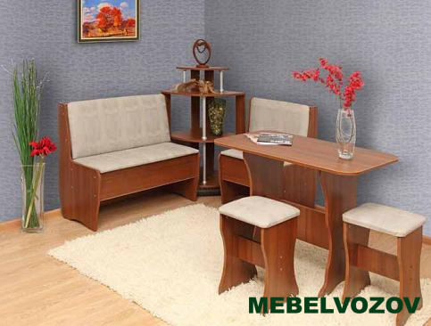 Стол-тумба кухонный СТ-04 Трапези Тессера (Орех Экко) от магазина Мебельвозов в Нижнем Новгороде