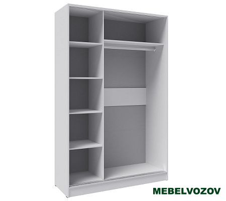 Шкаф-купе Стиль-2 1200 (белый/дуб крафт золотой) от компании Мебельвозов в Нижнем Новгороде