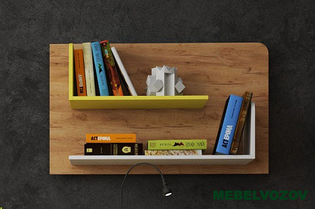 Новая картинка полка навесная дастин  фабрики Атлант от Мебельвозов в Нижнем Новгороде