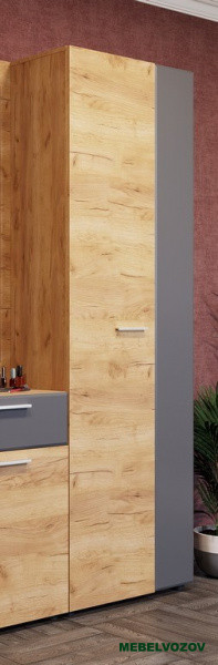 САФАРИ ШК-001 Шкаф с выдв. штангой (Дуб крафт золотой) от компании Мебельвозов в Нижнем Новгороде