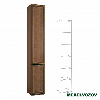 Пенал с полками ЛШ-1 Ливорно (орех донской) от компании Мебельвозов в Нижнем Новгороде