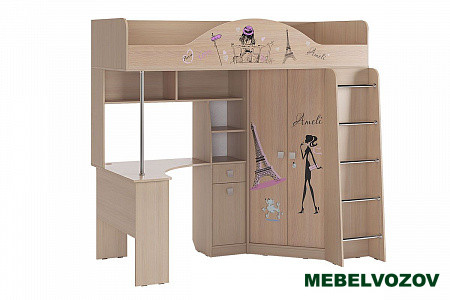 Детский комплекс Амели детальное изображение от магазина mebelvozov.ru в Нижнем Новгороде