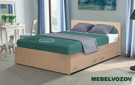 Кровать на уголках с ящиками №4 1600 от магазина Мебельвозов в Нижнем Новгороде