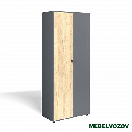 Шкаф Мини-Лайт МЛ-9 (графит/дуб золотой крафт) от компании Мебельвозов в Нижнем Новгороде