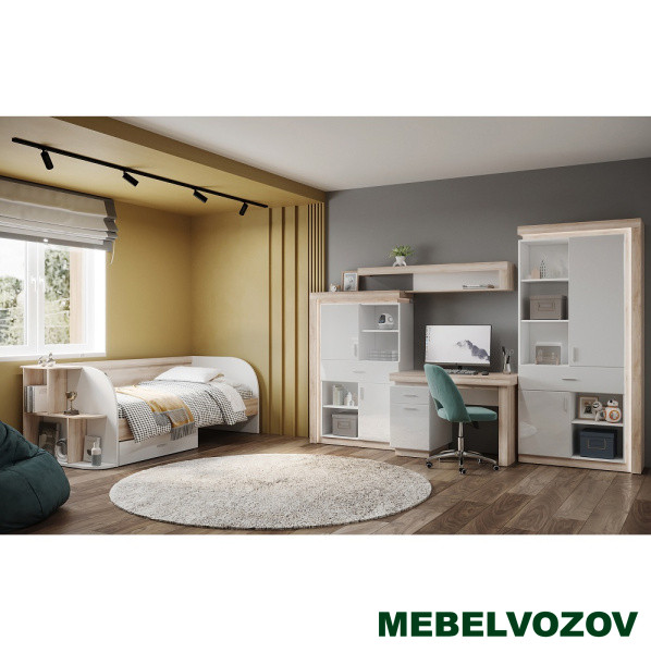 Модульная мебель для детской Люмен. Комплект 2 детальное изображение от магазина mebelvozov.ru в Нижнем Новгороде