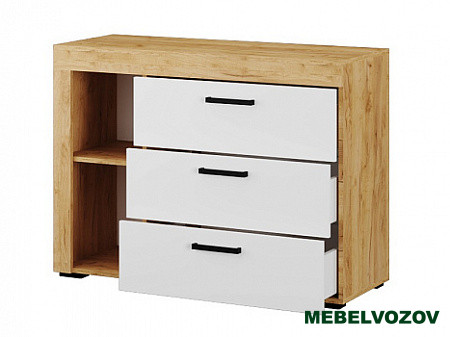 Комод Адель (белый/дуб крафт) от магазина Мебельвозов в Нижнем Новгороде