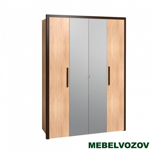 Шкаф с зеркалом для белья Bauhaus 9  от компании Мебельвозов в Нижнем Новгороде