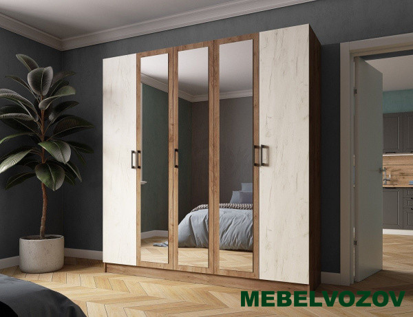 Шкаф Вегас 2000 (дуб крафт табачный/дуб крафт белый_ - фото от компании Мебельвозов в Нижнем Новгороде Шкаф Вегас 2000 (дуб крафт табачный/дуб крафт белый_ от компании Мебельвозов в Нижнем Новгороде