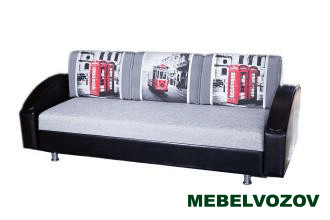 Диван еврокнижка Канзас плюс с подлокотниками от магазина Мебельвозов в Нижнем Новгороде