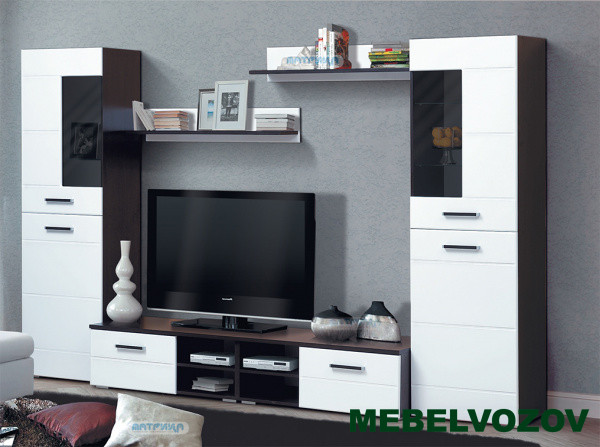 Гостиная Грация 1.6 МДФ глянец от интернет магазина Mebelvozov в Нижнем Новгороде