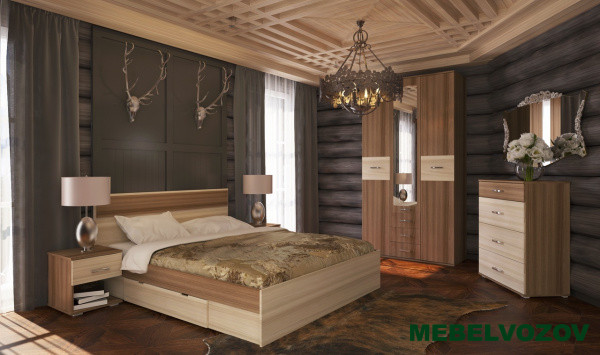 Комод Next 40-2(Ясень шимо темн./Ясень шимо свет) от магазина Мебельвозов в Нижнем Новгороде