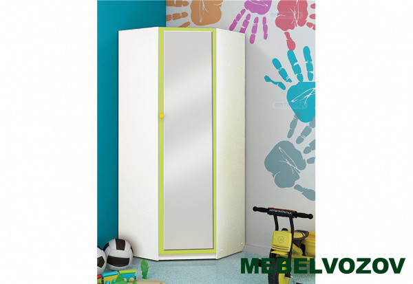 Шкаф угловой "Радуга" с зеркалом детальное изображение от магазина mebelvozov.ru в Нижнем Новгороде