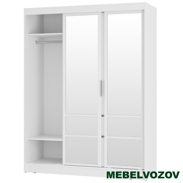 Шкаф-купе "Симпл" ШКК-06 Белый от компании Мебельвозов в Нижнем Новгороде