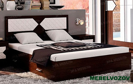 Кровать Николь 1.4 (венге) от магазина Мебельвозов в Нижнем Новгороде