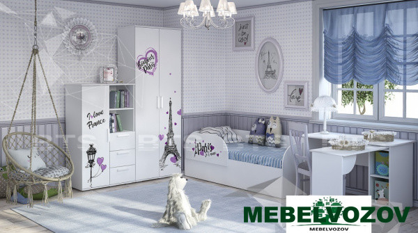 Детская комната Трио Бонжур  детальное изображение от магазина mebelvozov.ru в Нижнем Новгороде