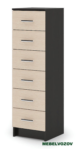 Комод 6 ящиков ГАРМОНИЯ КМ 602 от магазина Мебельвозов в Нижнем Новгороде