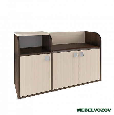 Тумба для обуви с мягким седением Ивушка 5(Бодега темная/бодега светлая) от магазина Мебельвозов в Нижнем Новгороде