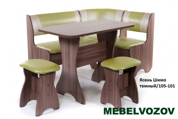 Кухонный уголок Тюльпан Венге/105-101 от магазина Мебельвозов в Нижнем Новгороде