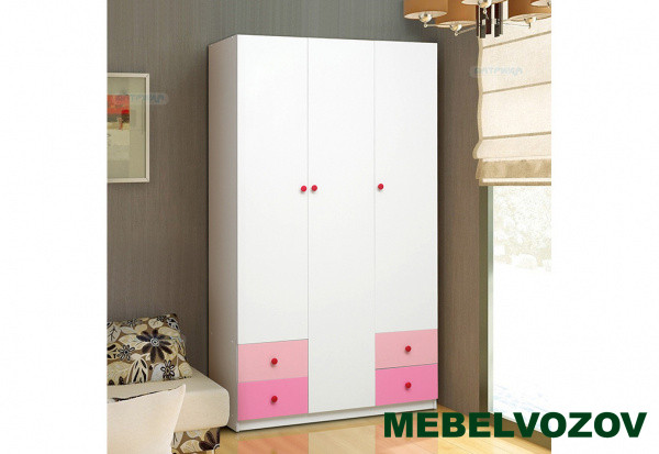 Шкаф 3-х дверный с ящиками &quot;Радуга&quot; детальное изображение от магазина mebelvozov.ru в Нижнем Новгороде