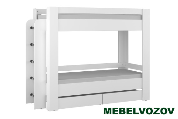 Кровать двухъярусная "Зефир" детальное изображение от магазина mebelvozov.ru в Нижнем Новгороде
