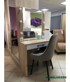 Трюмо Зара (Дуб сонома/белый) от магазина Мебельвозов в Нижнем Новгороде