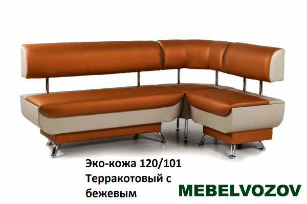 Кухонный диван "Валенсия" с мягким угловым сегментом - фото от магазина Мебельвозов в Нижнем Новгороде Кухонный диван "Валенсия" с мягким угловым сегментом от магазина Мебельвозов в Нижнем Новгороде