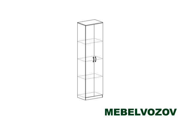 МАКАРЕНА ЛДСП ШК 301 шкаф полки от компании Мебельвозов в Нижнем Новгороде
