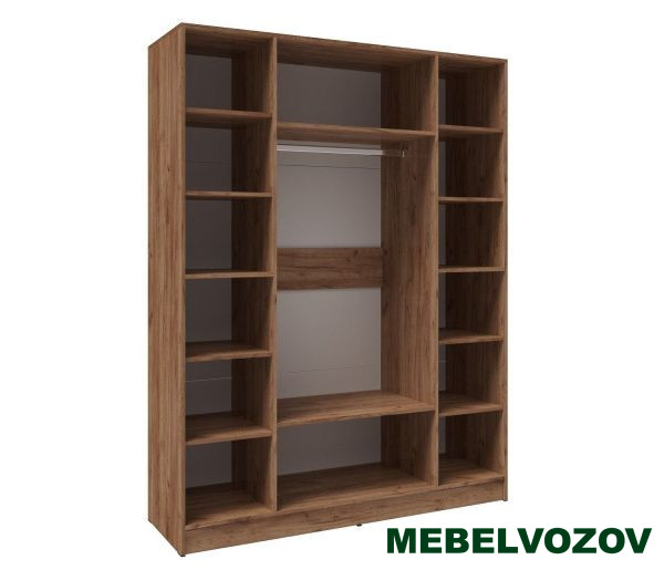Шкаф Вегас 1600 (дуб крафт табачный/дуб крафт белый) - фото от компании Мебельвозов в Нижнем Новгороде Шкаф Вегас 1600 (дуб крафт табачный/дуб крафт белый) от компании Мебельвозов в Нижнем Новгороде
