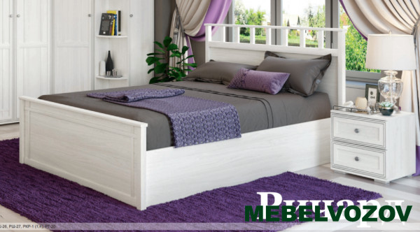 Кровать Ричард 1,4 РКР-1 (анкор светлый) с ортопед. основанием на опорах от магазина Мебельвозов в Нижнем Новгороде