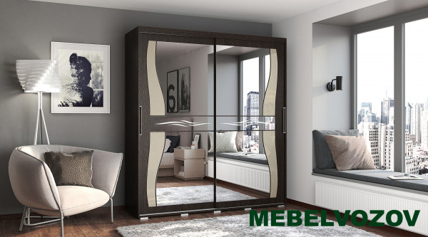 Шкаф-купе Крафт-5 от компании Мебельвозов в Нижнем Новгороде