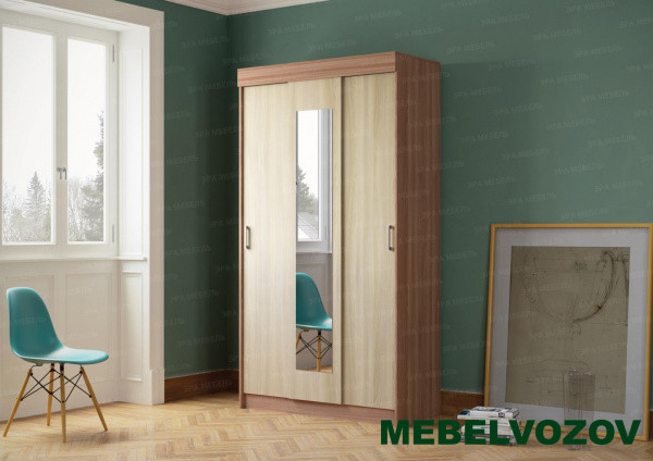 Шкаф-купе ЭКО ясень шимо от компании Мебельвозов в Нижнем Новгороде