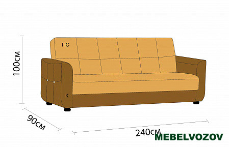 Диван книжка "Мадрид-2" от магазина Мебельвозов в Нижнем Новгороде