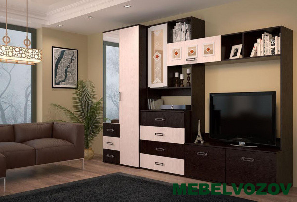 Модульная гостиная «Белла». Компоновка 2 от Mebelvozov в Нижнем Новгороде