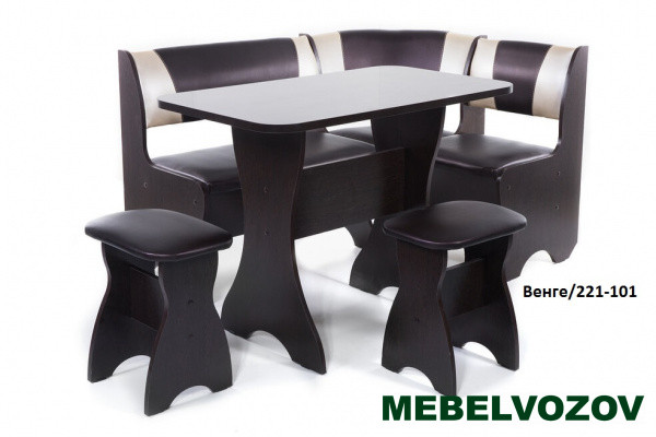 Кухонный уголок Тюльпан Ясень/221-101 от магазина Мебельвозов в Нижнем Новгороде