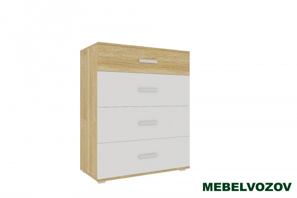 Комод Next 40-2(Дуб Сонома/Белая Аляска) от магазина Мебельвозов в Нижнем Новгороде