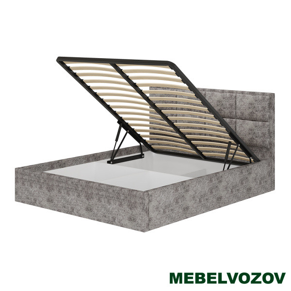 фото Кровать 160х200 с подъемным механизмом Линда (грей) от магазина Мебельвозов в Нижнем Новгороде Кровать 160х200 с подъемным механизмом Линда (грей) от магазина Мебельвозов в Нижнем Новгороде