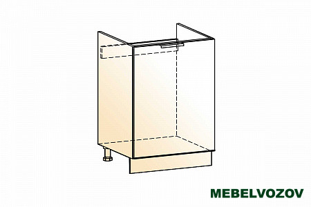 Стоун шкаф рабочий под мойку L600 1 дв.гл. фото от Мебельвозов в Нижнем Новгороде
