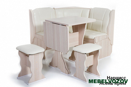 Кухонный уголок Нарцисс Ясень/Крем от магазина Мебельвозов в Нижнем Новгороде