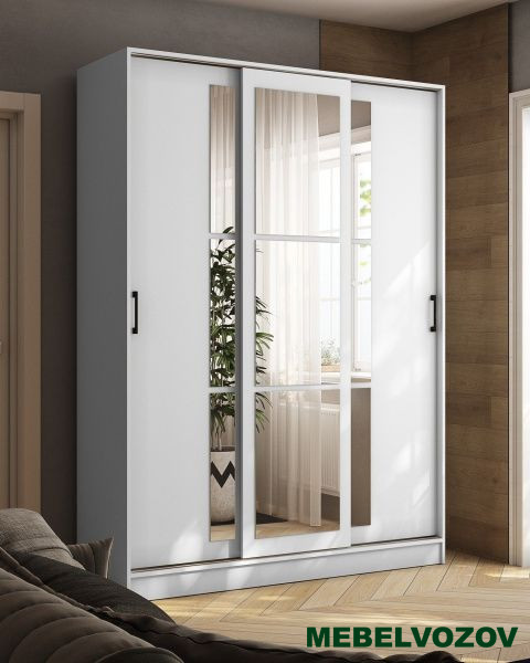 Шкаф-купе Стиль-2 1600 (белый) от компании Мебельвозов в Нижнем Новгороде